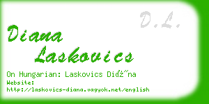 diana laskovics business card